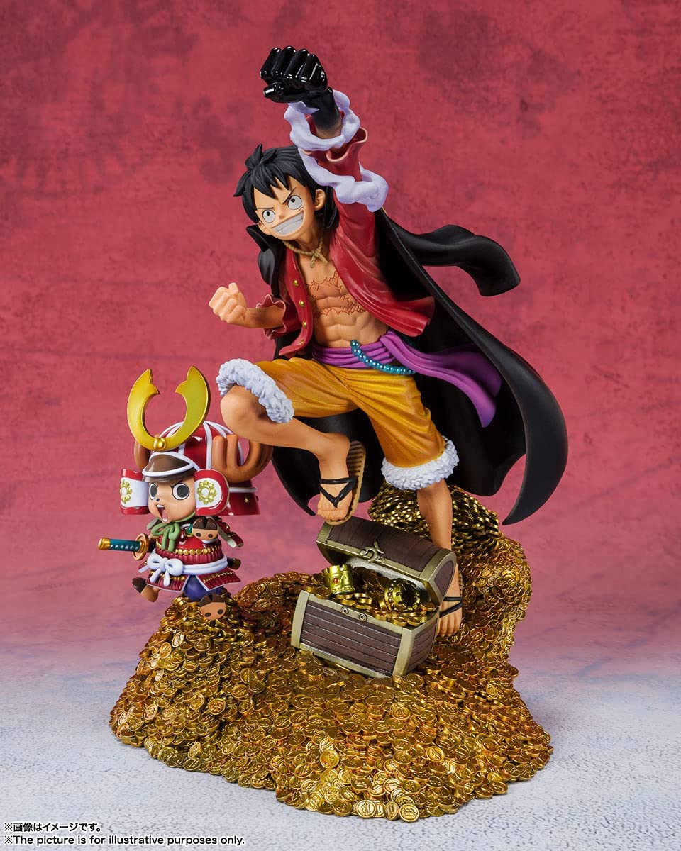 Tamashi Nations One Piece Monkey D. Luffy WT100 Commemorative Eiichiro Oda Illustration DAIKAIZOKU HYAKKEI Bandai Spirits Figuarts Zero