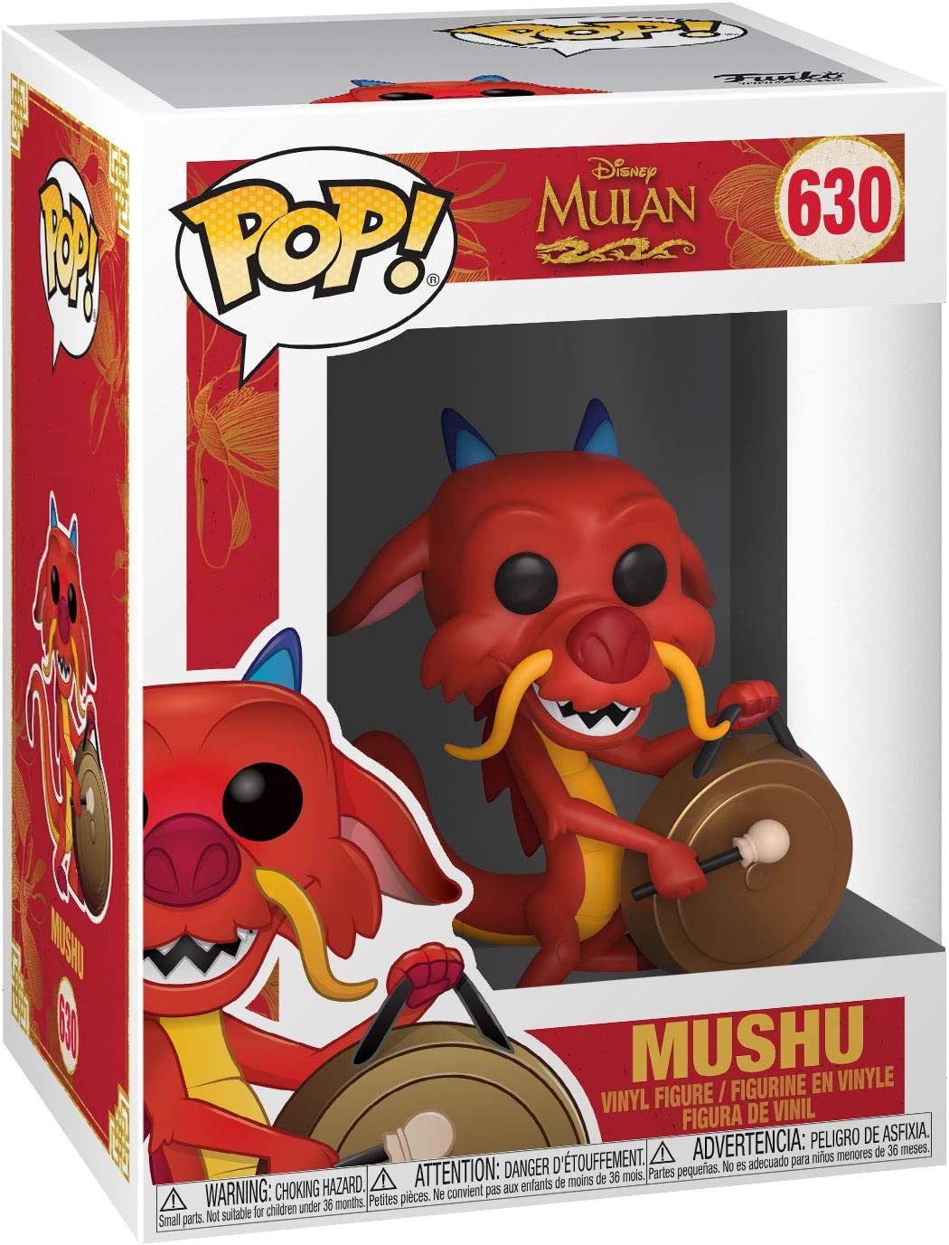 Funko Pop Disney: Mulan - Mushu with Gong Vinyl Figure