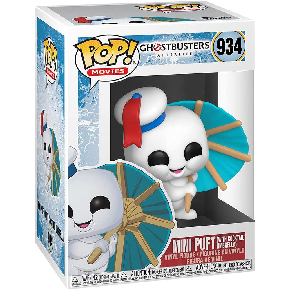 Funko Pop! Movies: Ghostbusters Afterlife - Mini Puft with Cocktail Umbrella Vinyl Figure