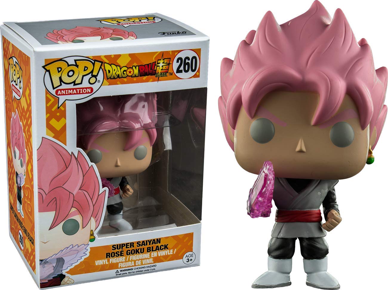 Funko Pop Animation Dragon Ball Super Super Saiyan Rose Goku Black Vinyl Action Figure