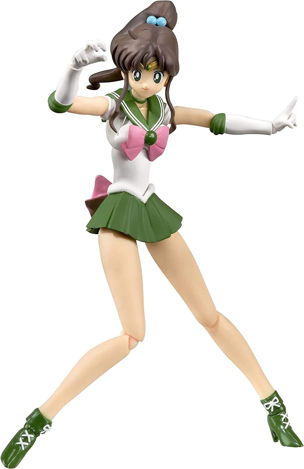 TAMASHII NATIONS Pretty Guardian Sailor Moon Sailor Jupiter Animation Color Edition Bandai S.H. Figuarts
