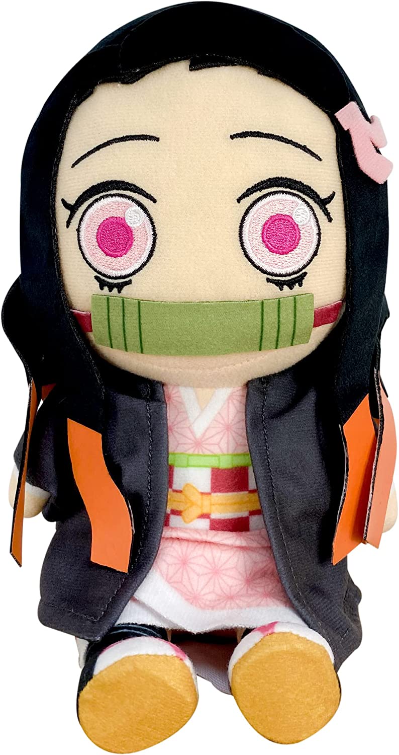 Demon Slayer Kimetsu no Yaiba Nezuko Kamado Sitting Plush 7" Great Eastern