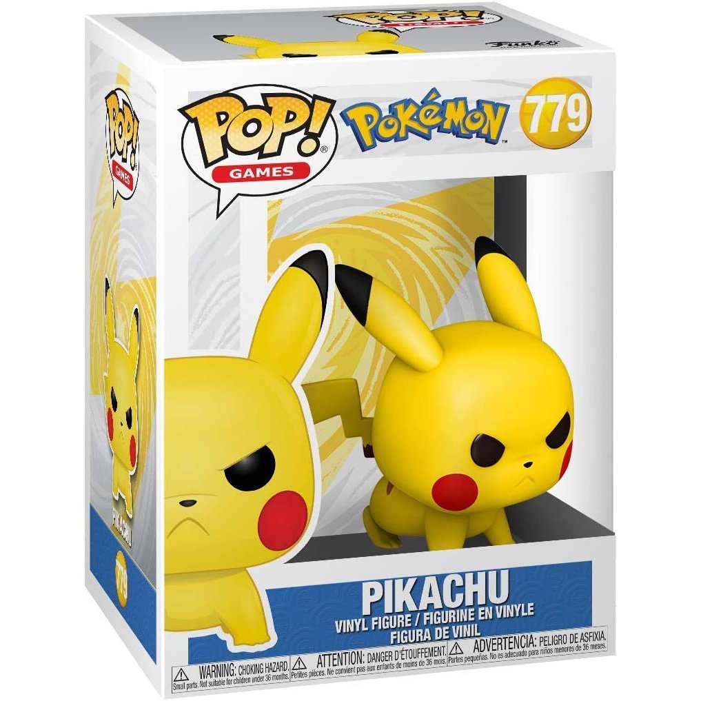 Funko Pop! Games: Pokemon - Pikachu (Attack Stance) Vinyl Figure