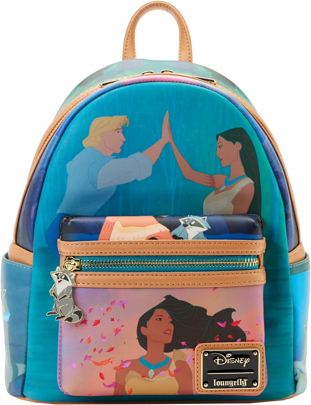 Loungefly Disney Pocahontas Princess Scene Mini Backpack Bag Purse