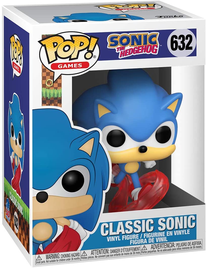 Funko Pop! Games: Sonic the Hedgehog 30th Anniversary - Running Sonic #632