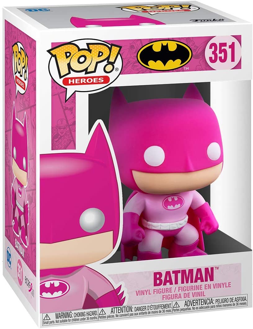 Funko Pop! DC Heroes: Breast Cancer Awareness - Batman Vinyl Figure