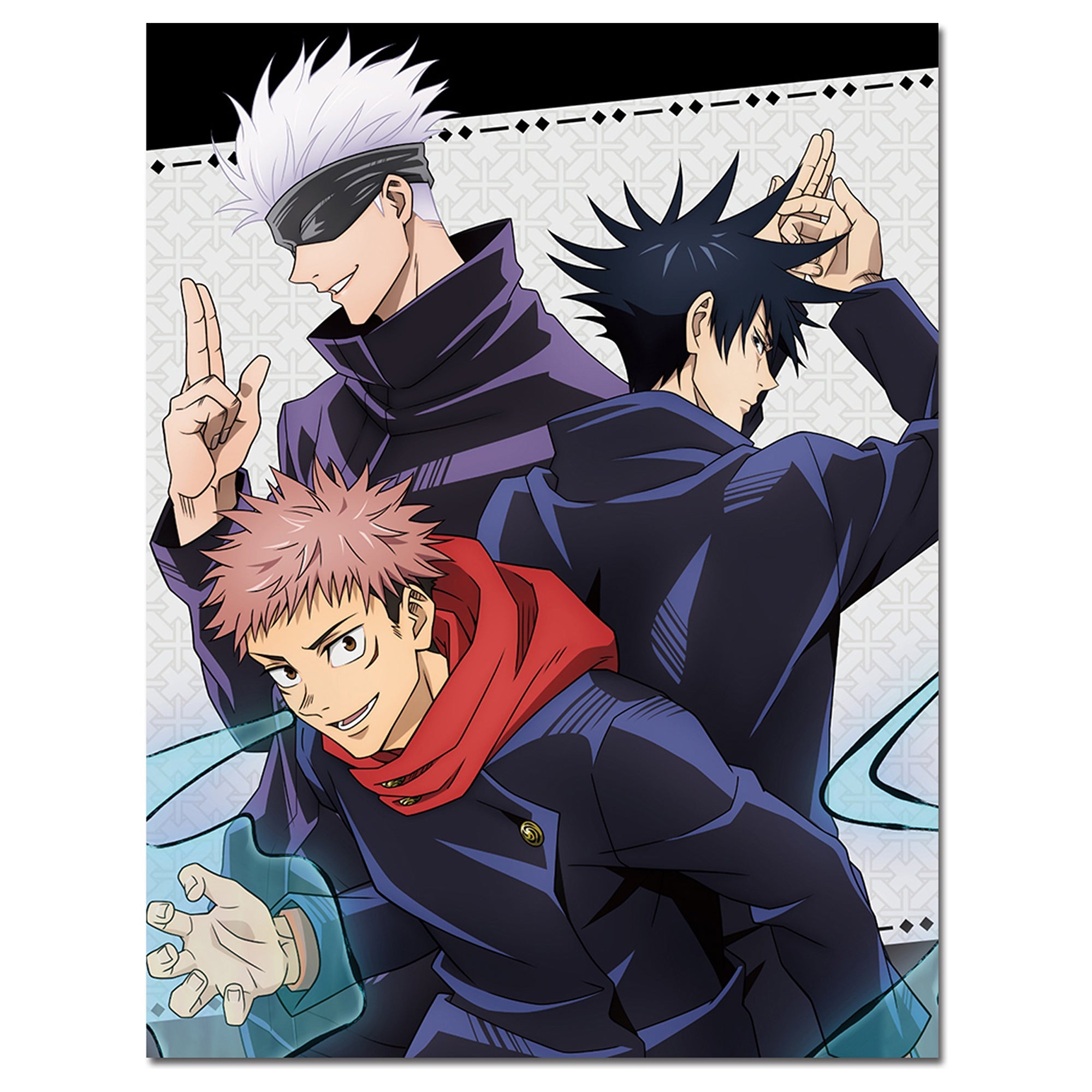 Jujutsu Kaisen - Magazine Pash Art Sublimation Throw Blanket 60in By 46in