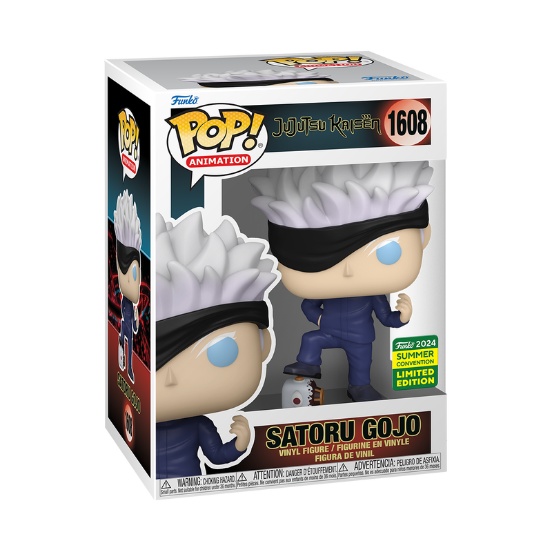 Funko Pop! Animation: Jujutsu Kaisen - Satoru Gojo With Defeated Jogo #1608 2024 Summer Convention