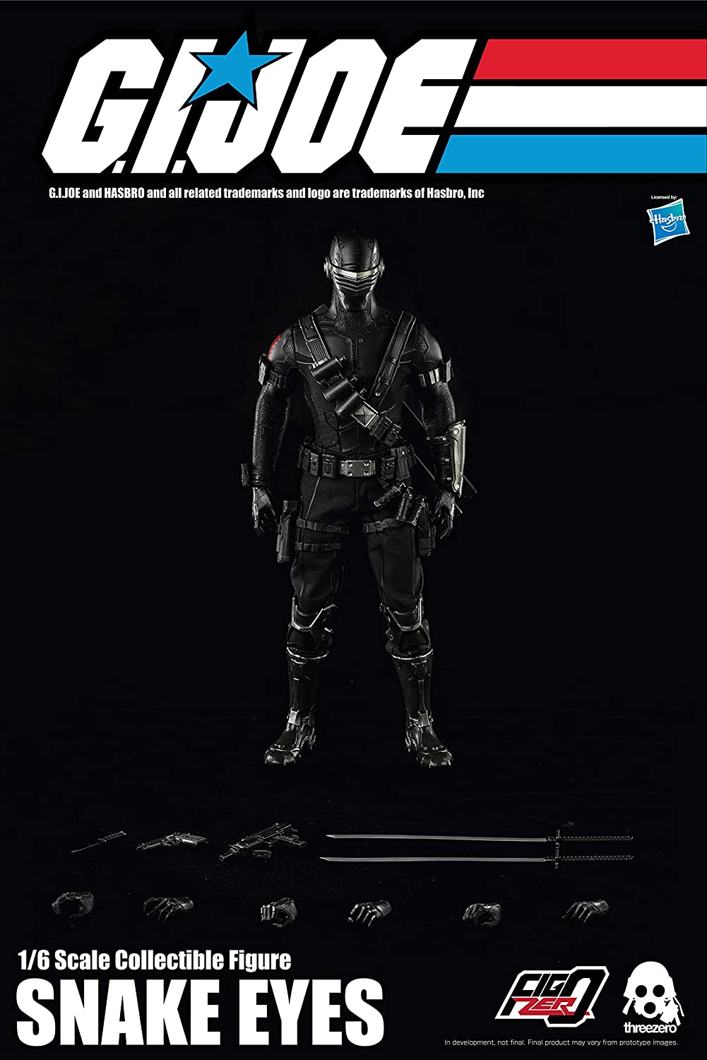 ThreeZero - G.I. Joe - Snake Eyes 1:6 Scale Action Figure