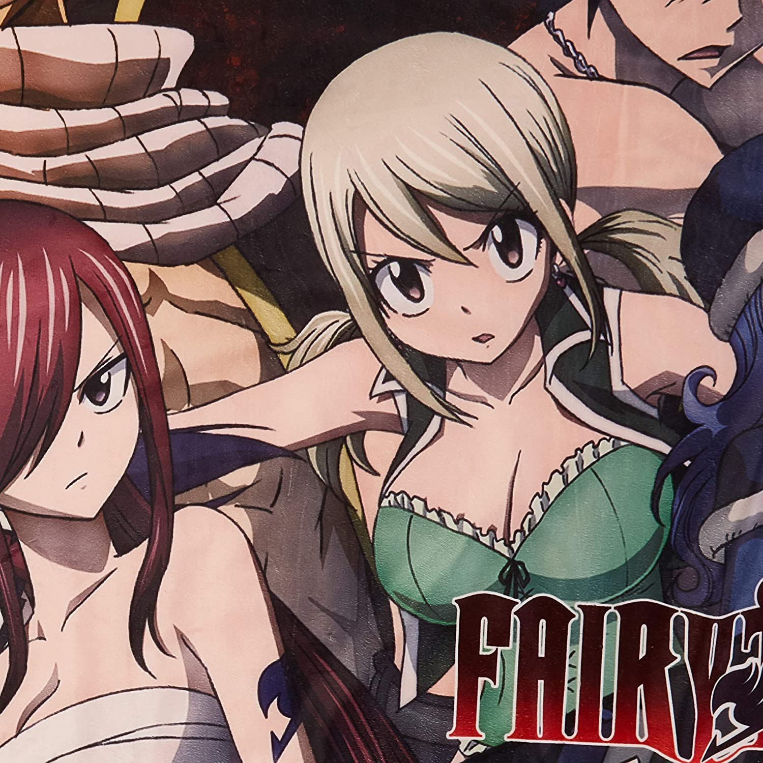 Fairy Tail Season 7 Big Group Anime Sublimation Throw Blanket