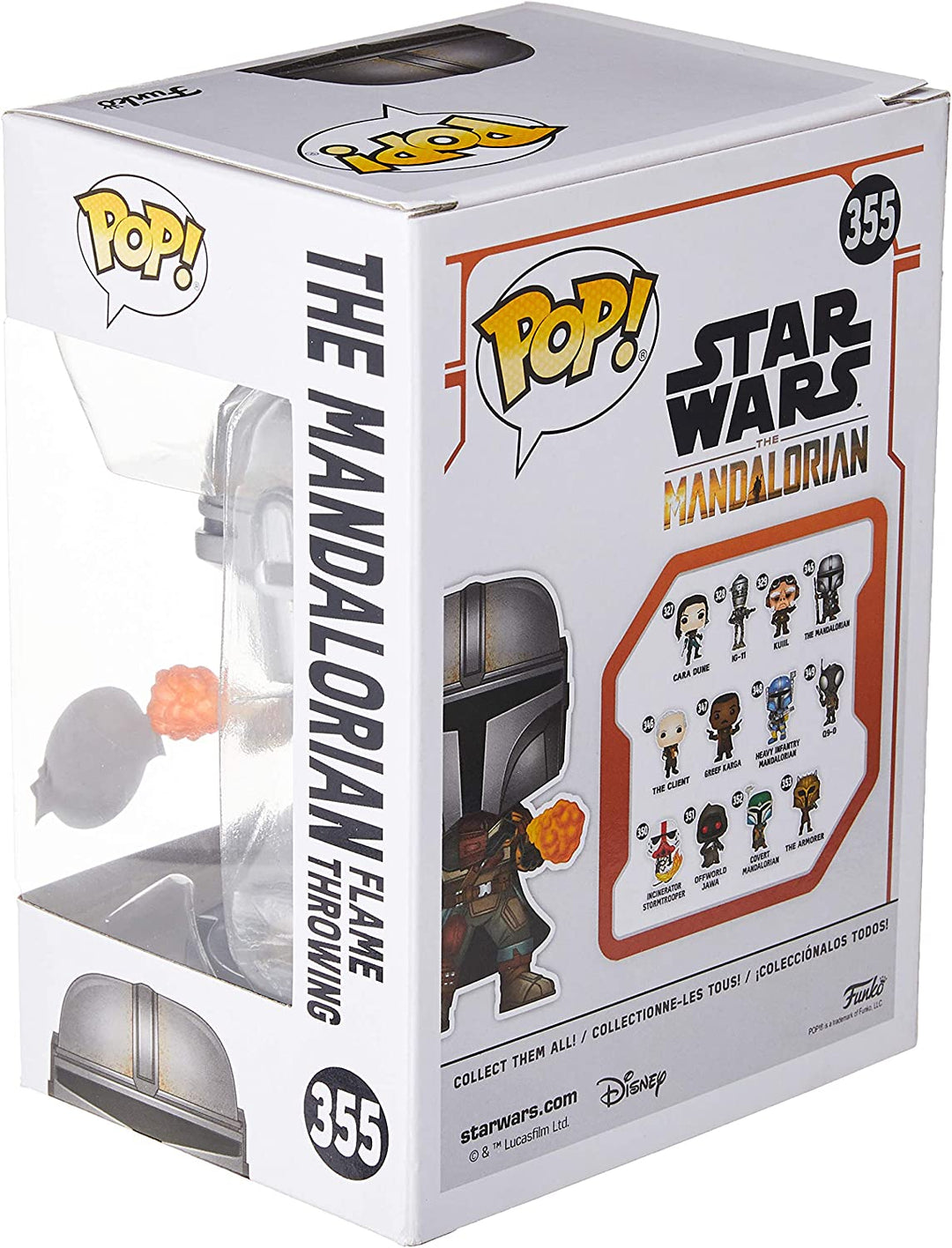 Funko Pop! Star Wars The Mandalorian with Flame Exclusive Vinyl Figure
