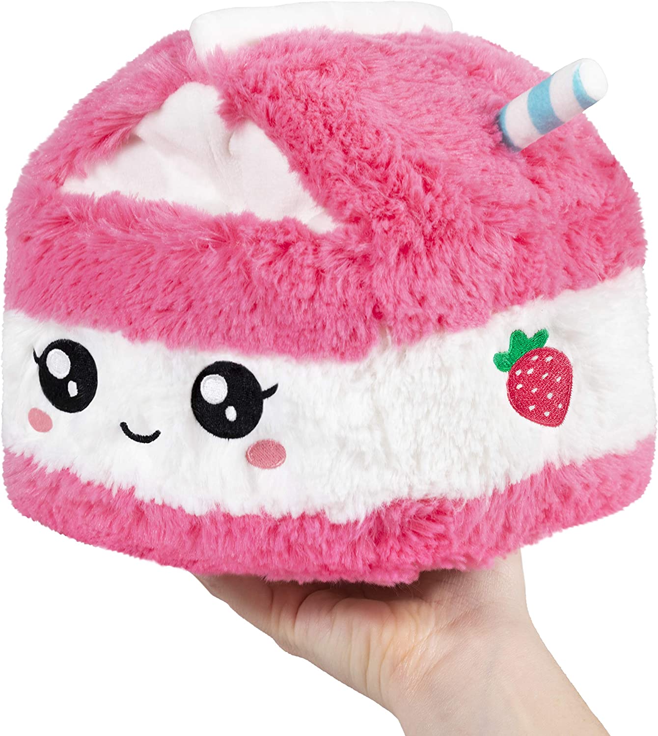 Squishable Mini Comfort Food Strawberry Milk Carton 7" Plush