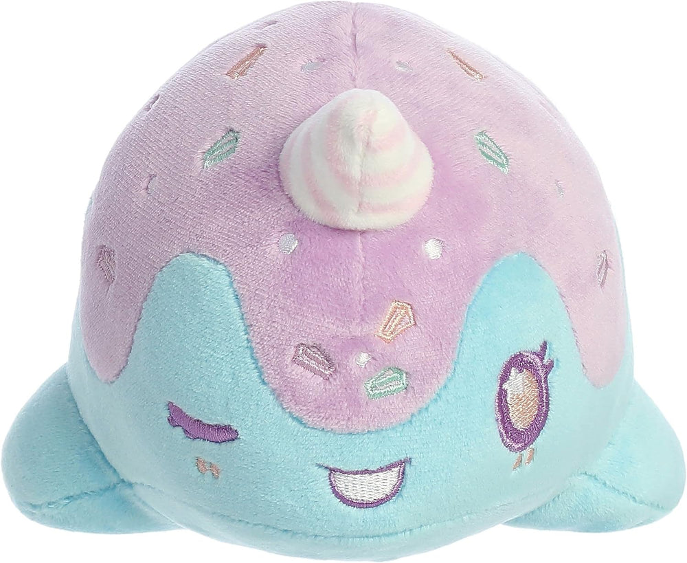 Aurora - Tasty Peach - 7" Birthday Cake Nomwhal Plush