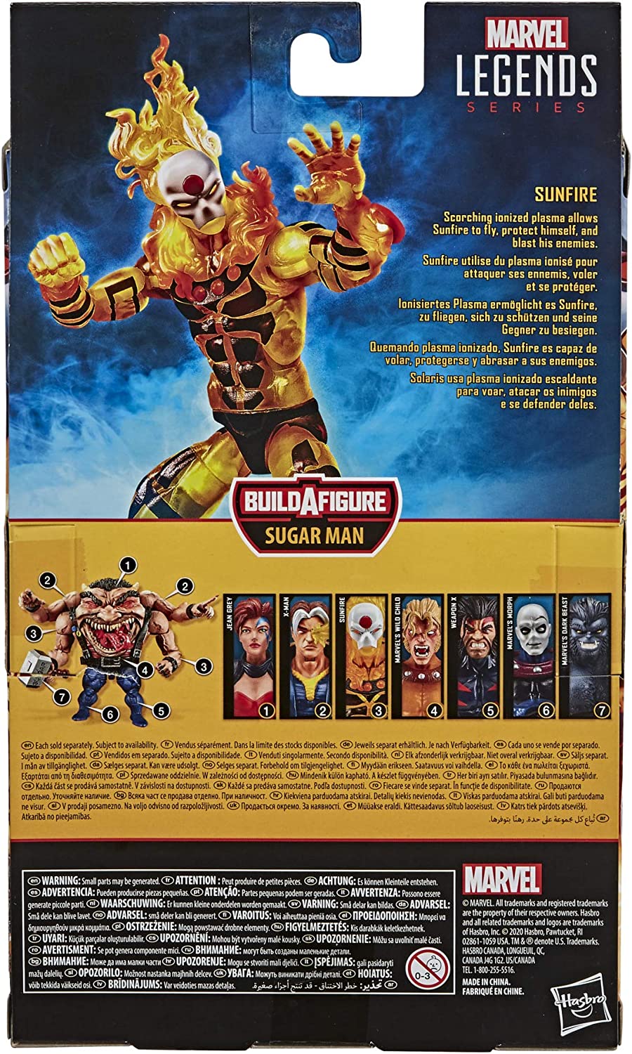 Hasbro Marvel Legends X-Men Age of Apocalypse Sunfire Action Figure