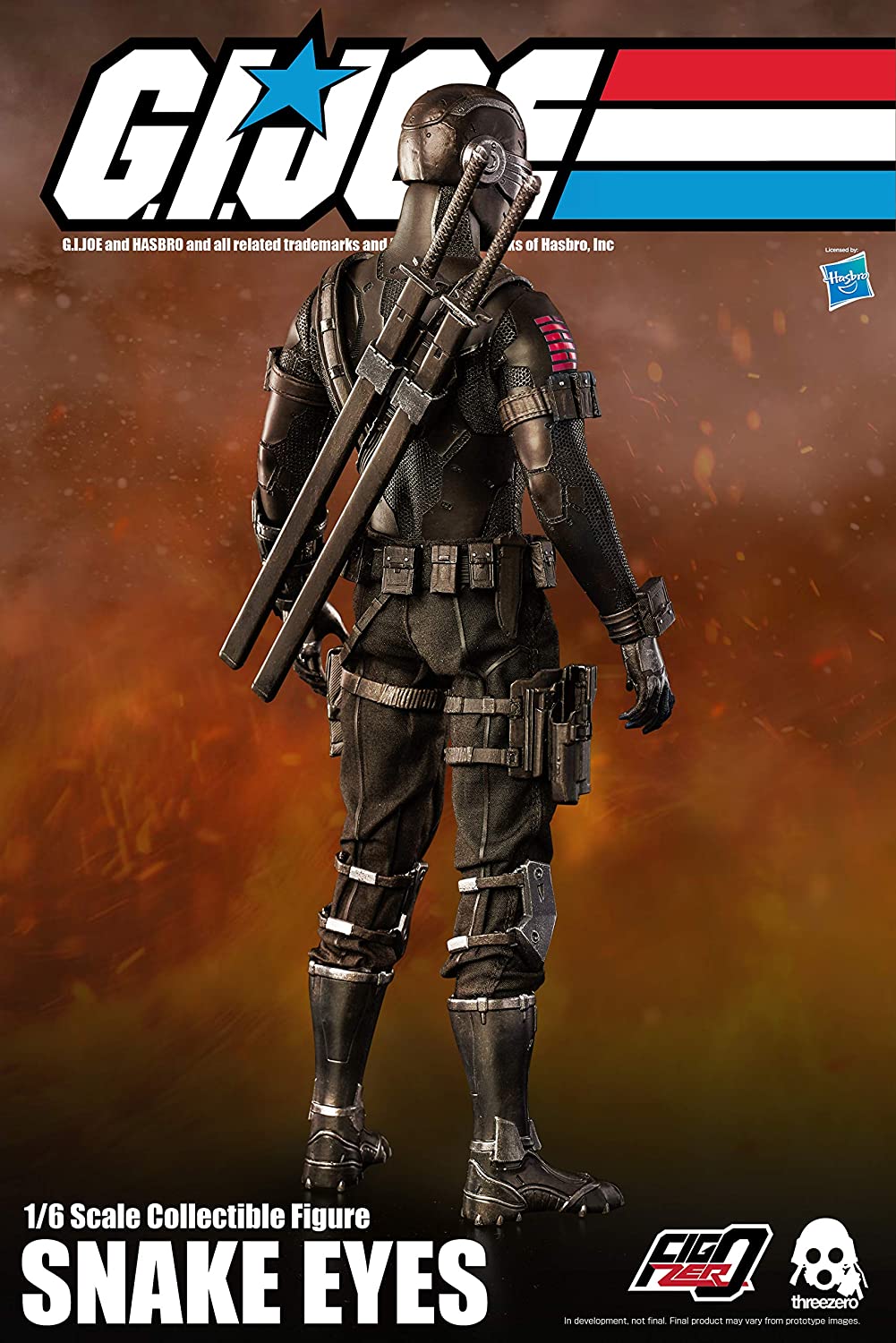 ThreeZero - G.I. Joe - Snake Eyes 1:6 Scale Action Figure