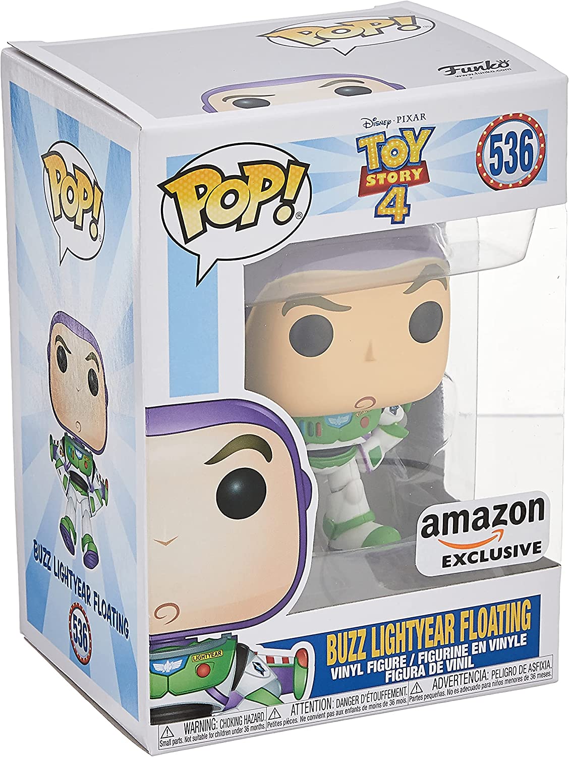 Funko Pop! Disney: Toy Story 4 - Buzz Lightyear Floating Amazon Exclusive