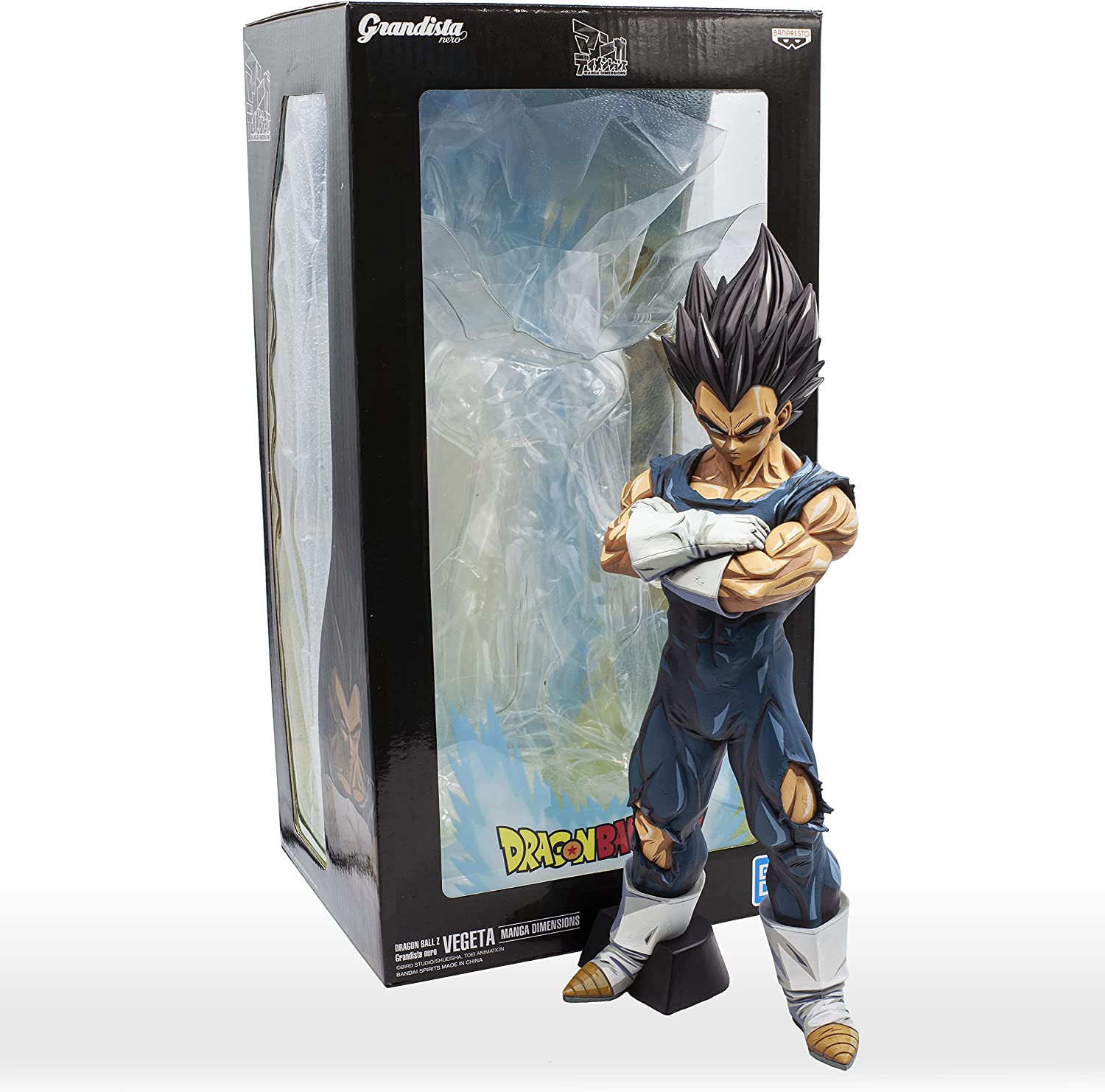 Banpresto Dragon Ball Z Grandista nero Vegeta Manga Dimensions