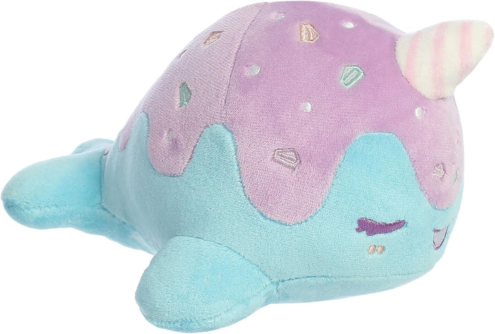 Aurora - Tasty Peach - 7" Birthday Cake Nomwhal Plush