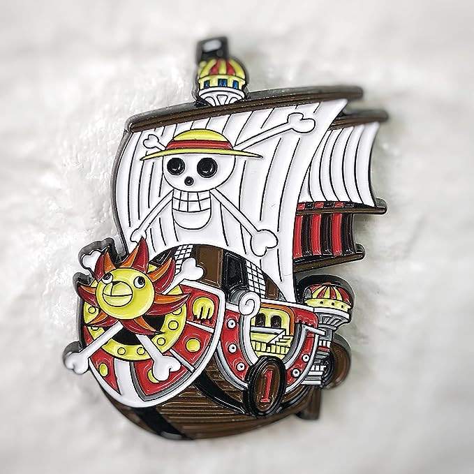 One Piece Thousand Sunny Boat Enamel Pin