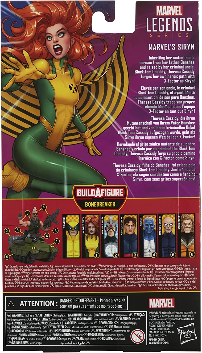 Marvel Legends Series X-Men Siryn Action Figure 6-inch