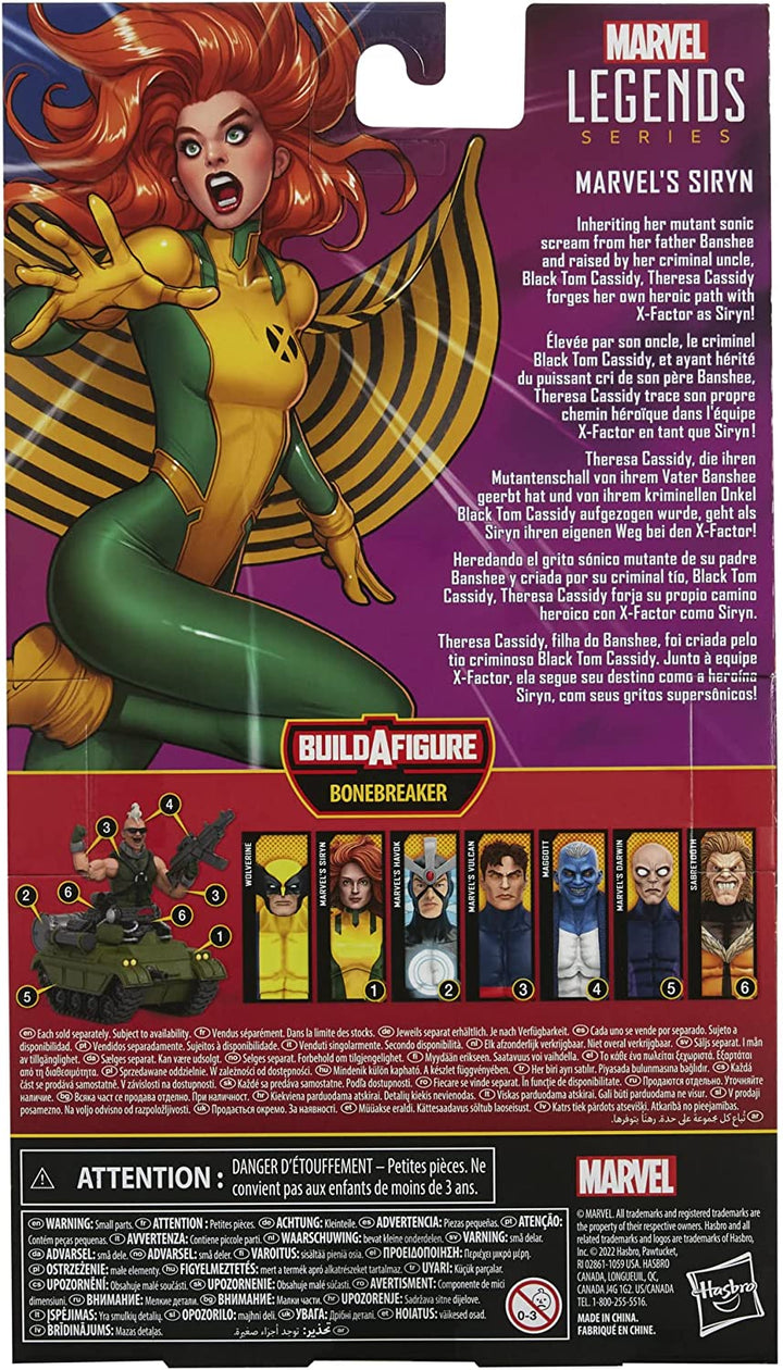 Marvel Legends Series X-Men Siryn Action Figure 6-inch