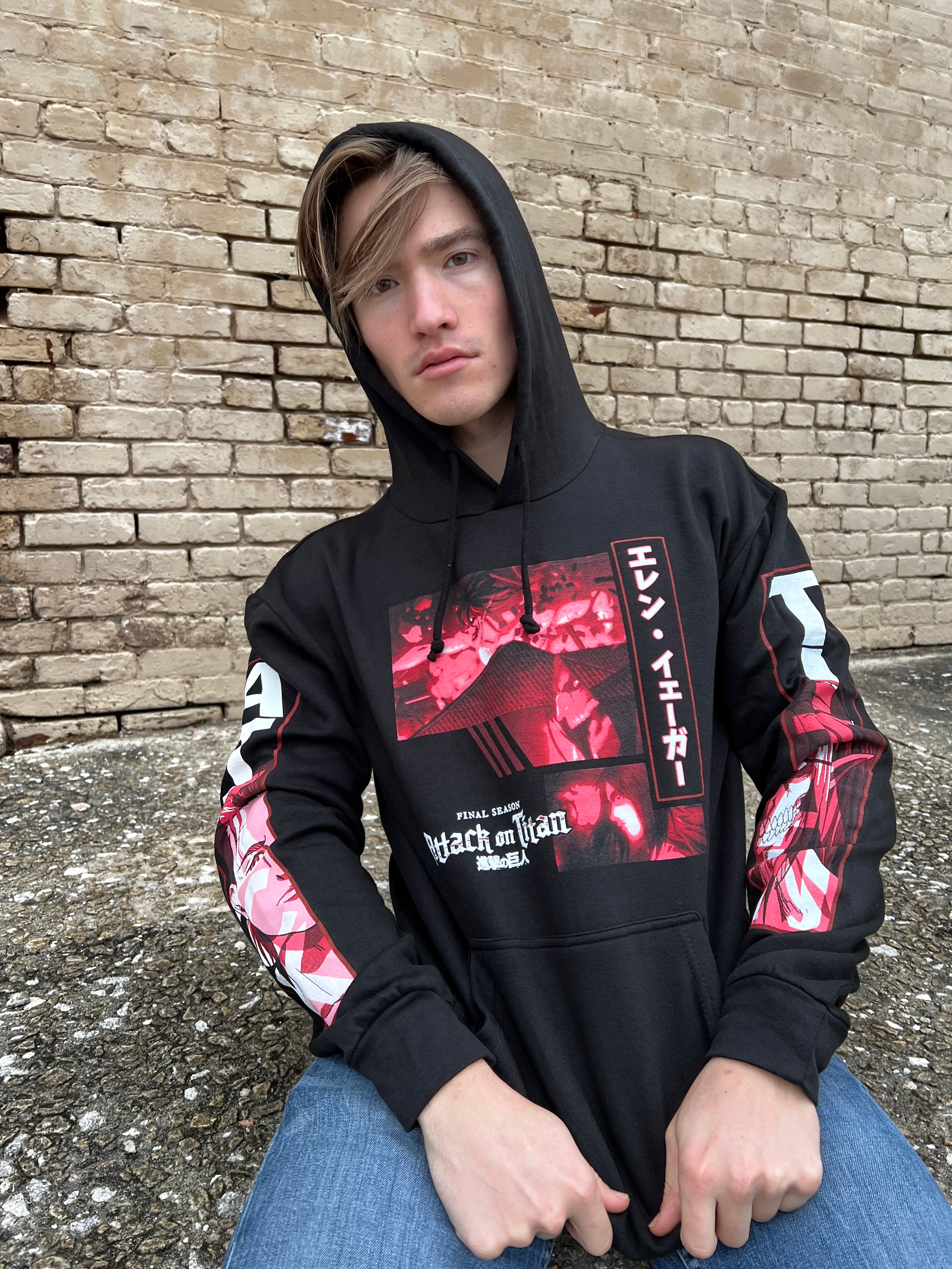 Attack on sold titan hoodie