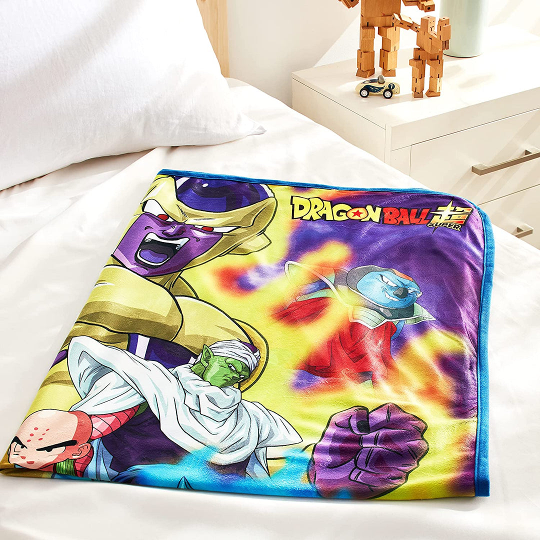 Dragon Ball Super - Group 3 Sublimation Throw Blanket 60in By 46in
