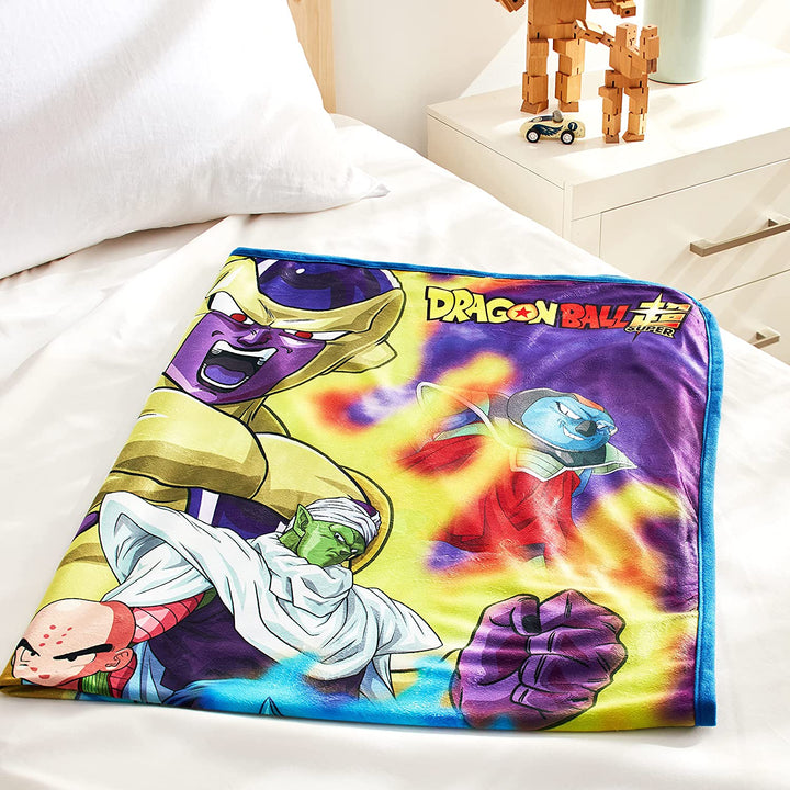 Dragon Ball Super - Group 3 Sublimation Throw Blanket 60in By 46in