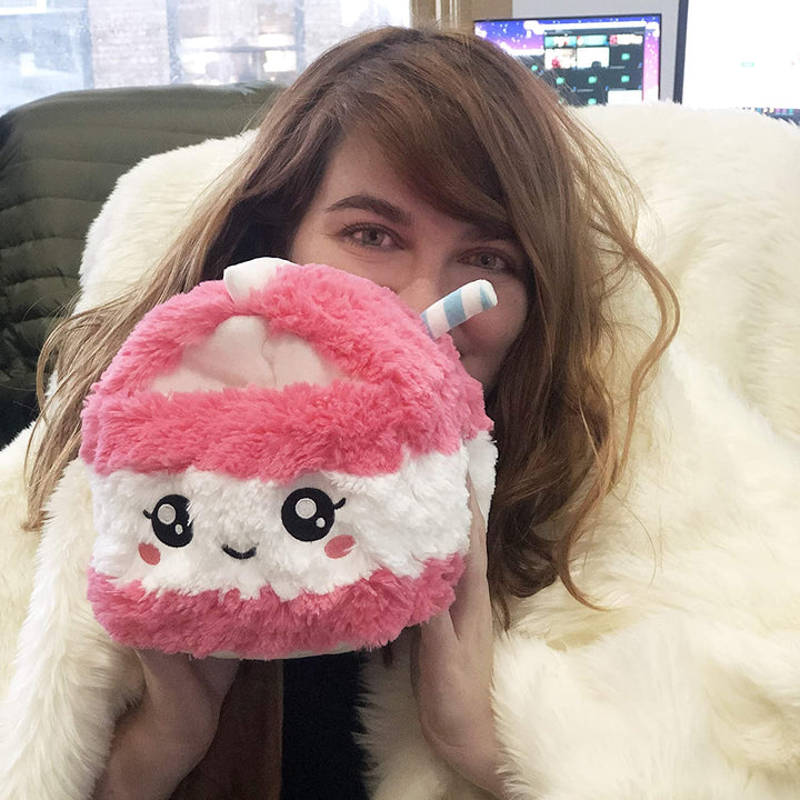 Squishable Mini Comfort Food Strawberry Milk Carton 7" Plush