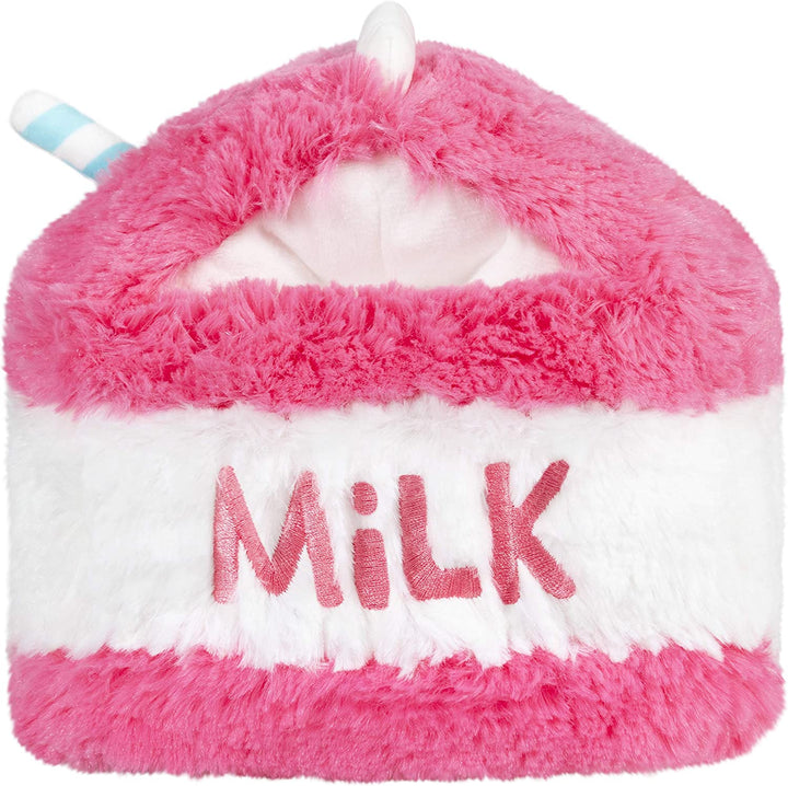 Squishable Mini Comfort Food Strawberry Milk Carton 7" Plush