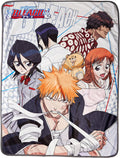 Great Eastern Shonen Jump Bleach Group 2 Throw Blanket 46in By 60in