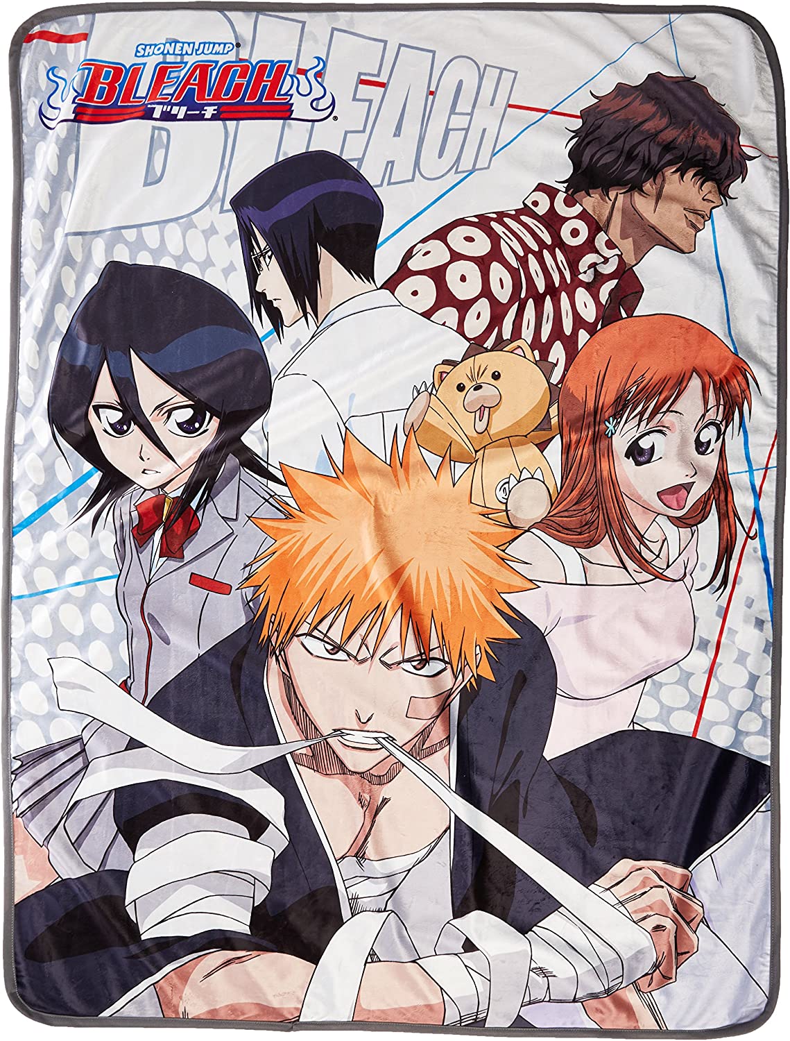 Great Eastern Shonen Jump Bleach Group 2 Throw Blanket 46in By 60in