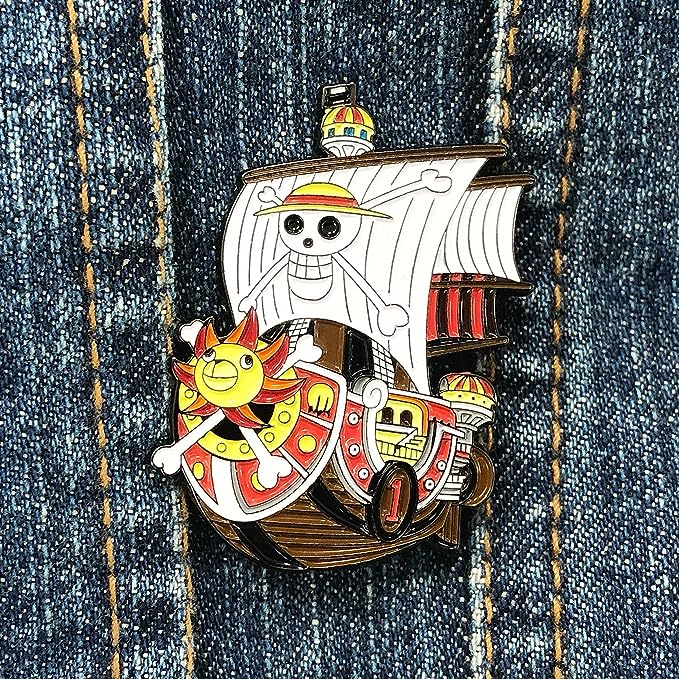 One Piece Thousand Sunny Boat Enamel Pin