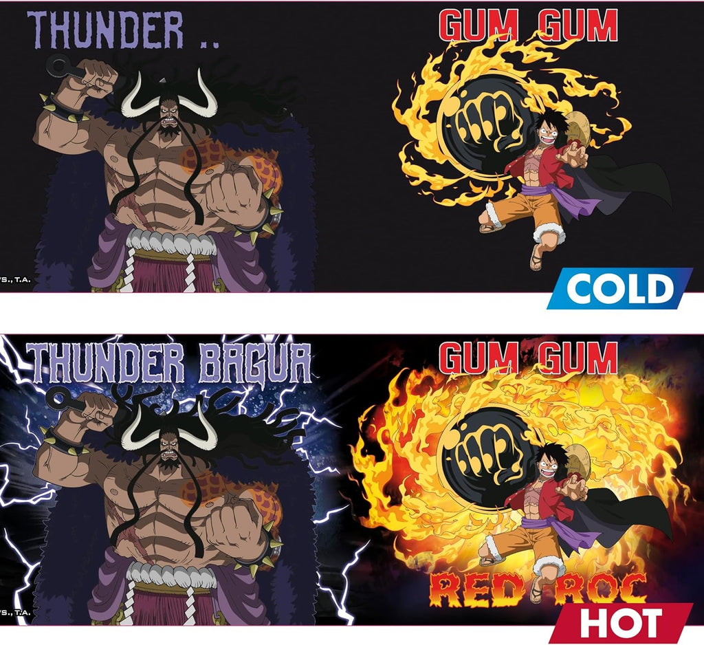 ABYstyle - One Piece - Luffy vs. Kaidou - 16 oz Heat Change Mug - Fundom
