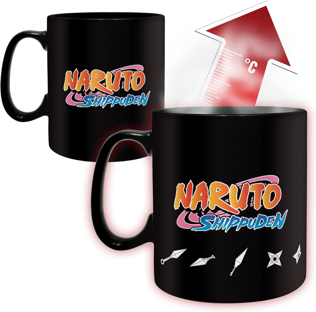 ABYstyle - Naruto Shippuden - Multicloning - 16 oz Heat Change Mug - Fundom
