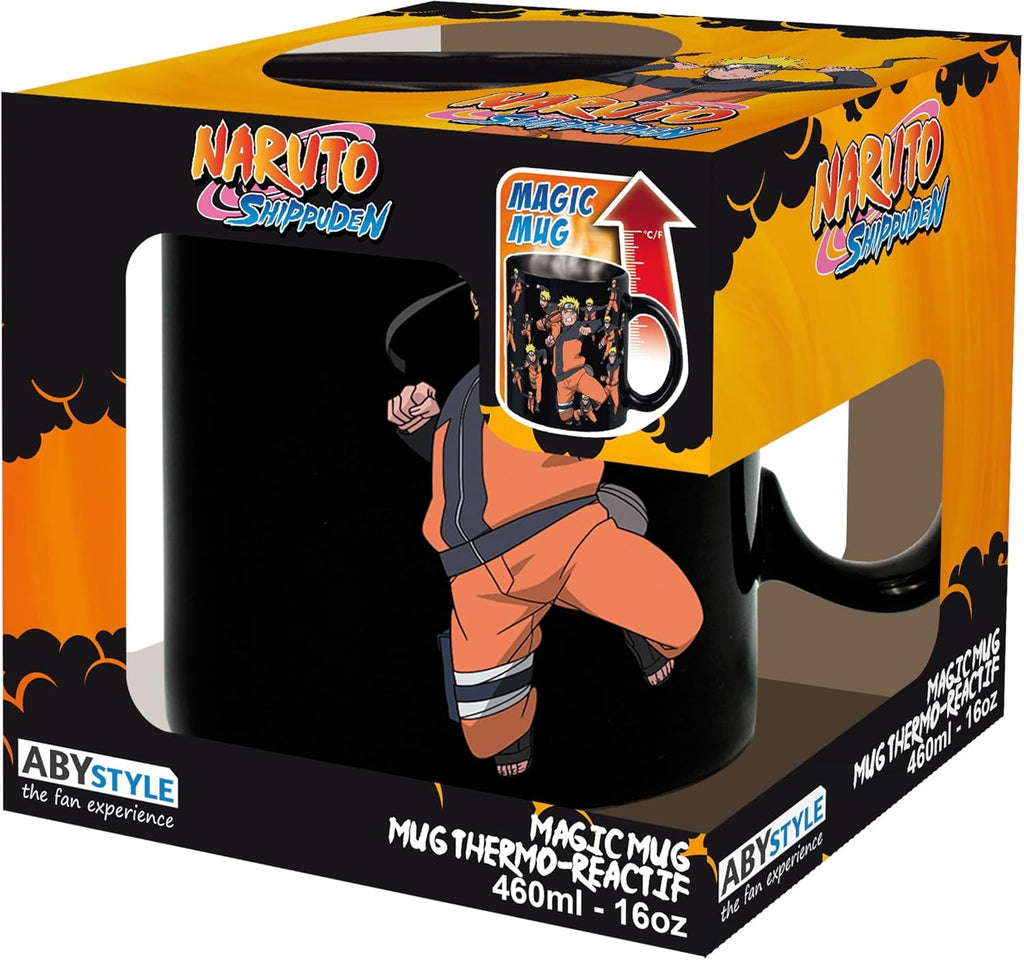 ABYstyle - Naruto Shippuden - Multicloning - 16 oz Heat Change Mug - Fundom