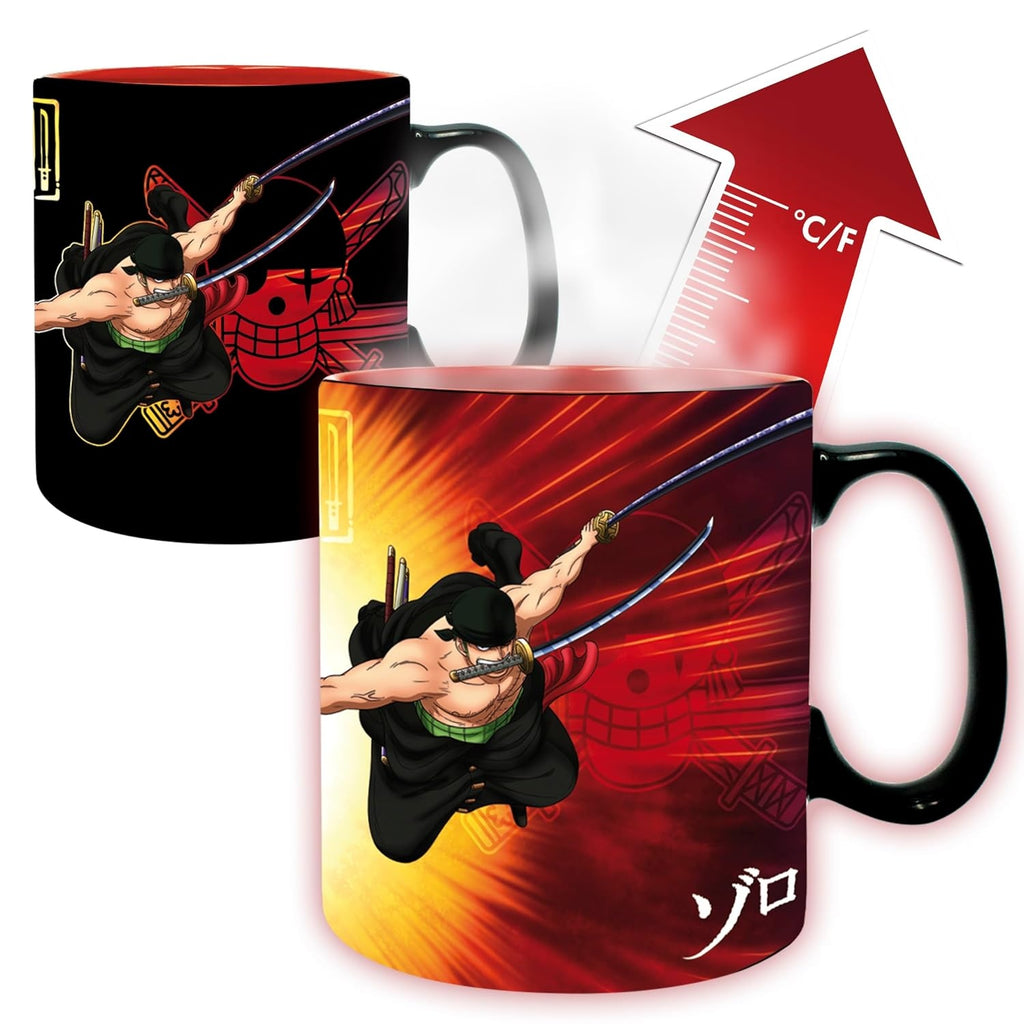 ABYstyle - One Piece - Zoro & Sanji - 16 oz Heat Change Mug - Fundom