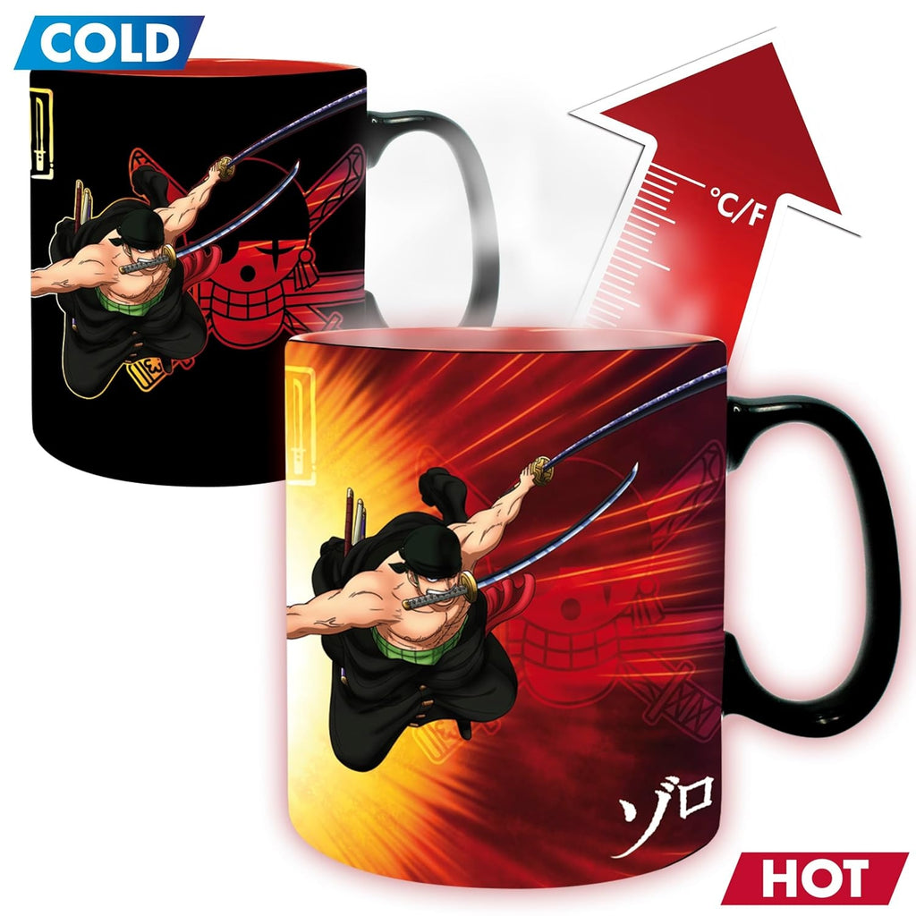 ABYstyle - One Piece - Zoro & Sanji - 16 oz Heat Change Mug - Fundom