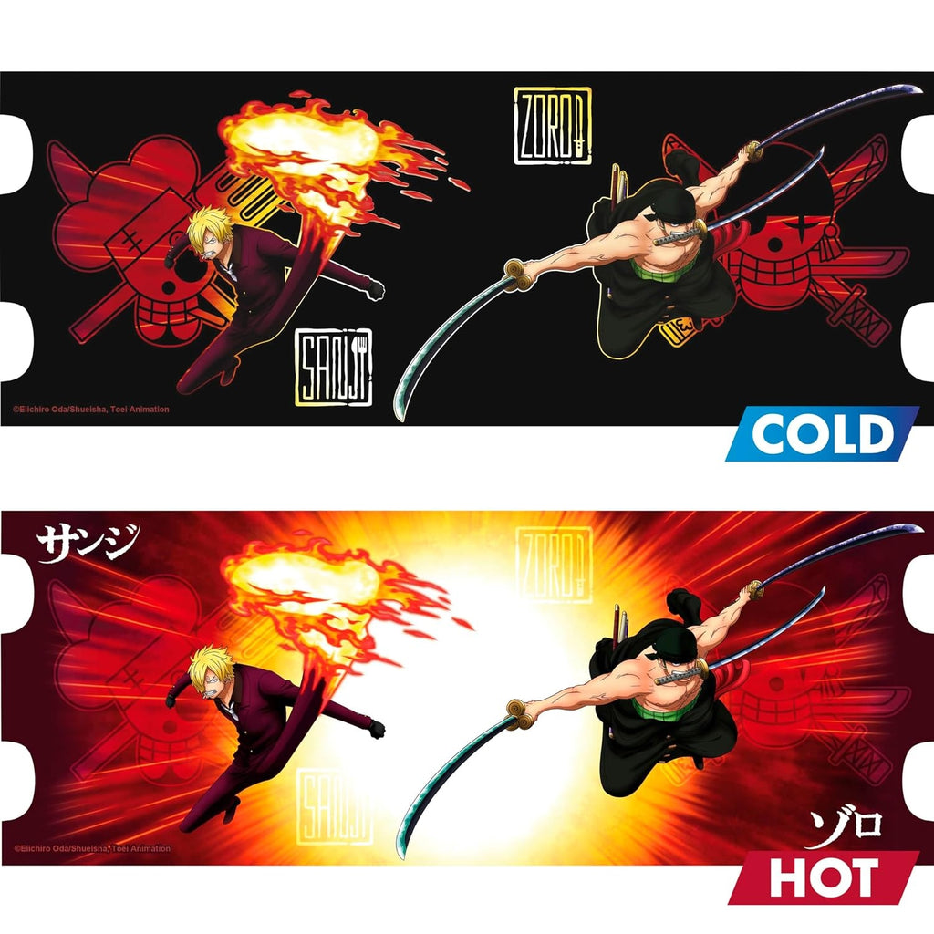 ABYstyle - One Piece - Zoro & Sanji - 16 oz Heat Change Mug - Fundom
