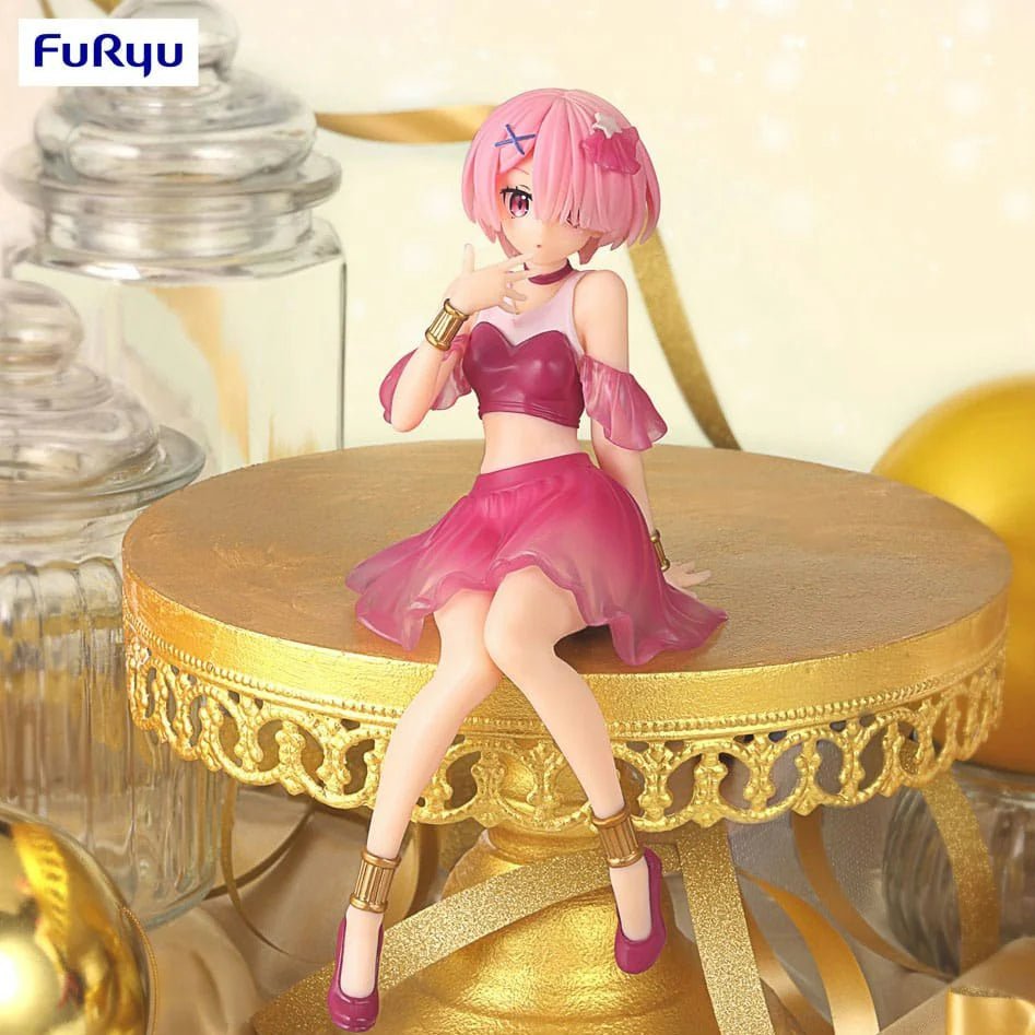 FuRyu Re:Zero Ram Twinkle Party Another Color Version Noodle Stopper Figure