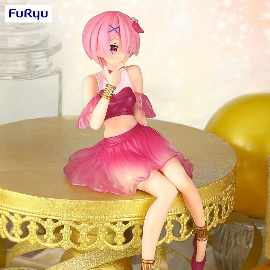 FuRyu Re:Zero Ram Twinkle Party Another Color Version Noodle Stopper Figure - Fundom