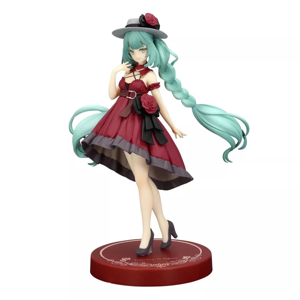 FuRyu - Piapro Characters - Hatsune Miku Outing Dress Red Color Ver. - Trio-Try-iT Figure - Fundom