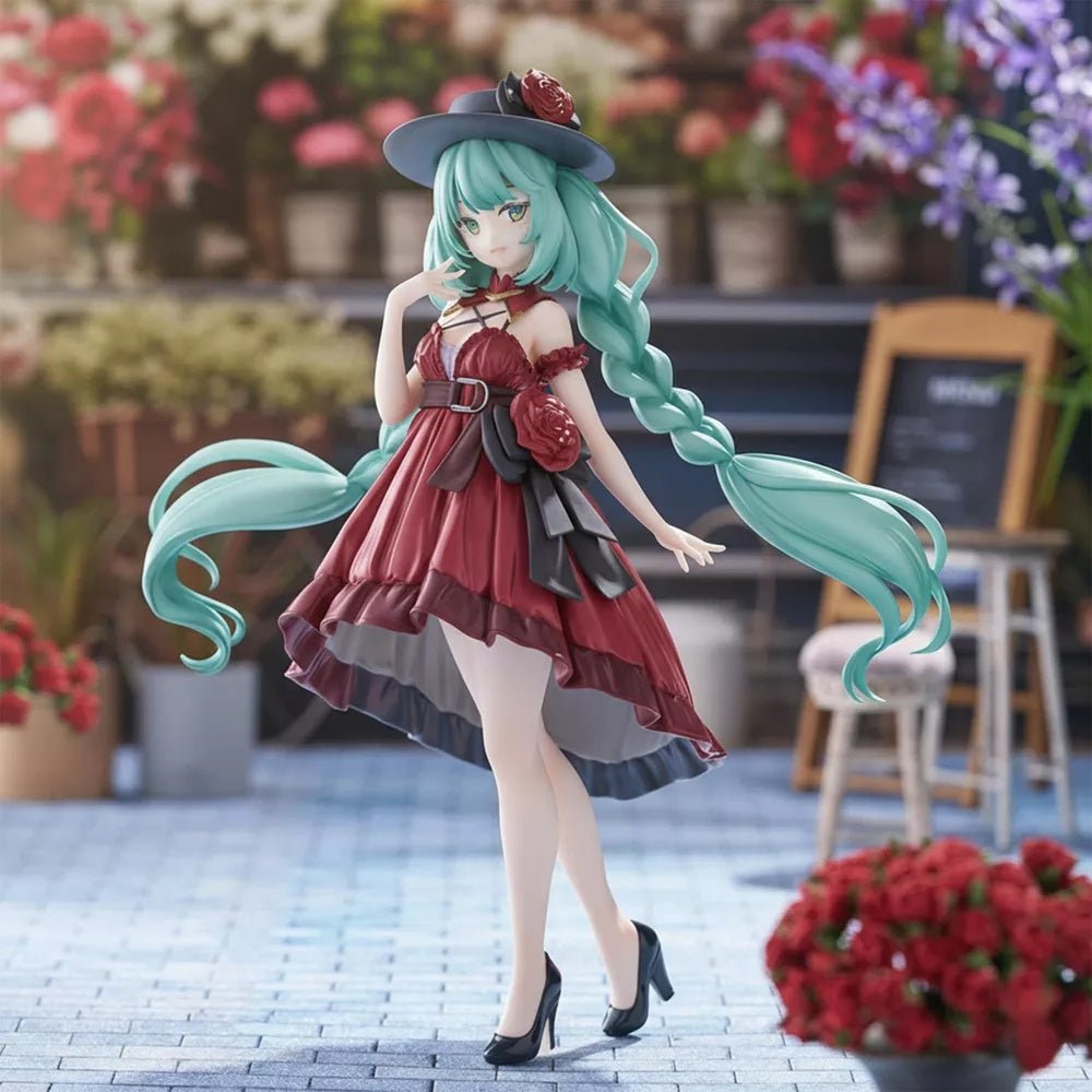 FuRyu - Piapro Characters - Hatsune Miku Outing Dress Red Color Ver. - Trio-Try-iT Figure - Fundom