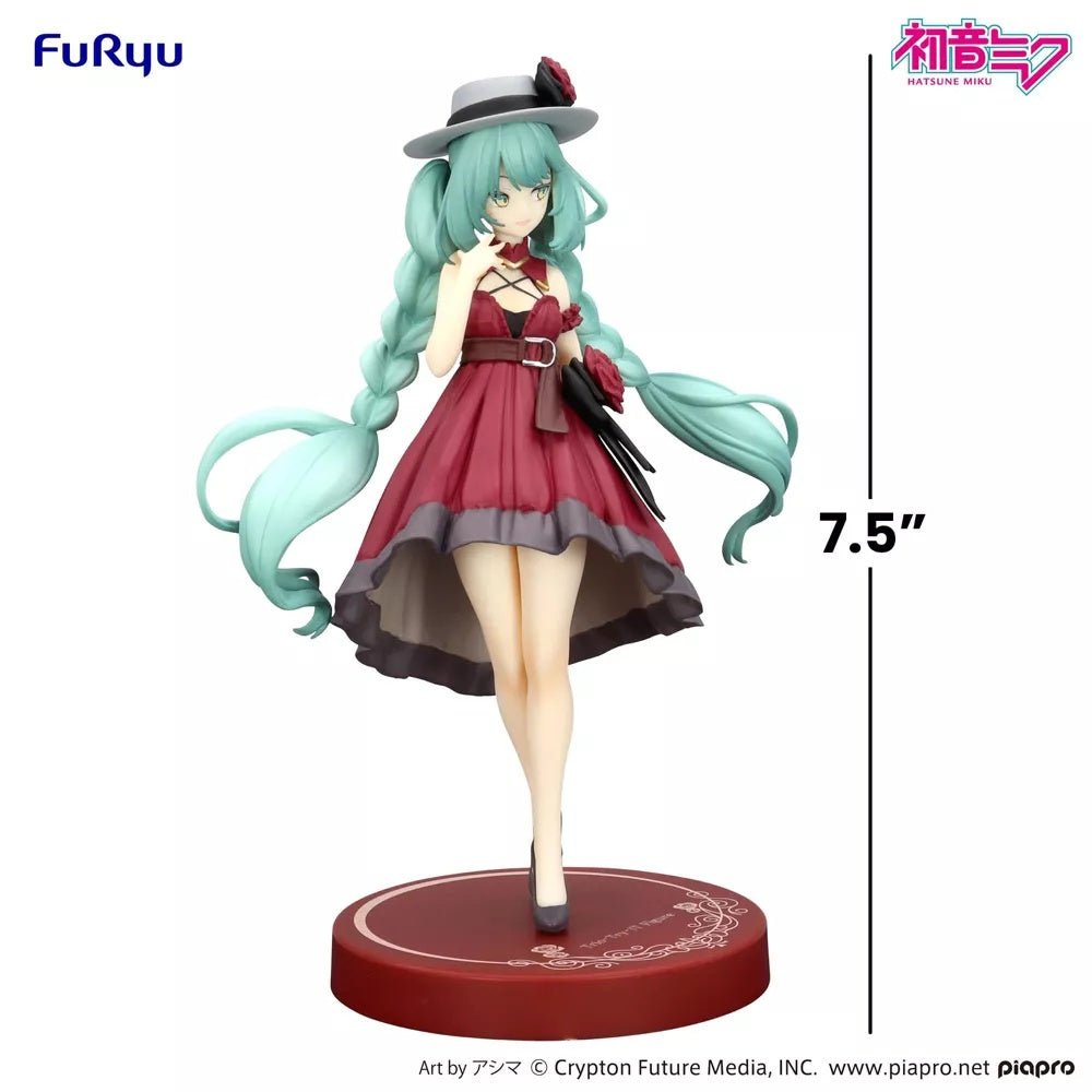 FuRyu - Piapro Characters - Hatsune Miku Outing Dress Red Color Ver. - Trio-Try-iT Figure - Fundom