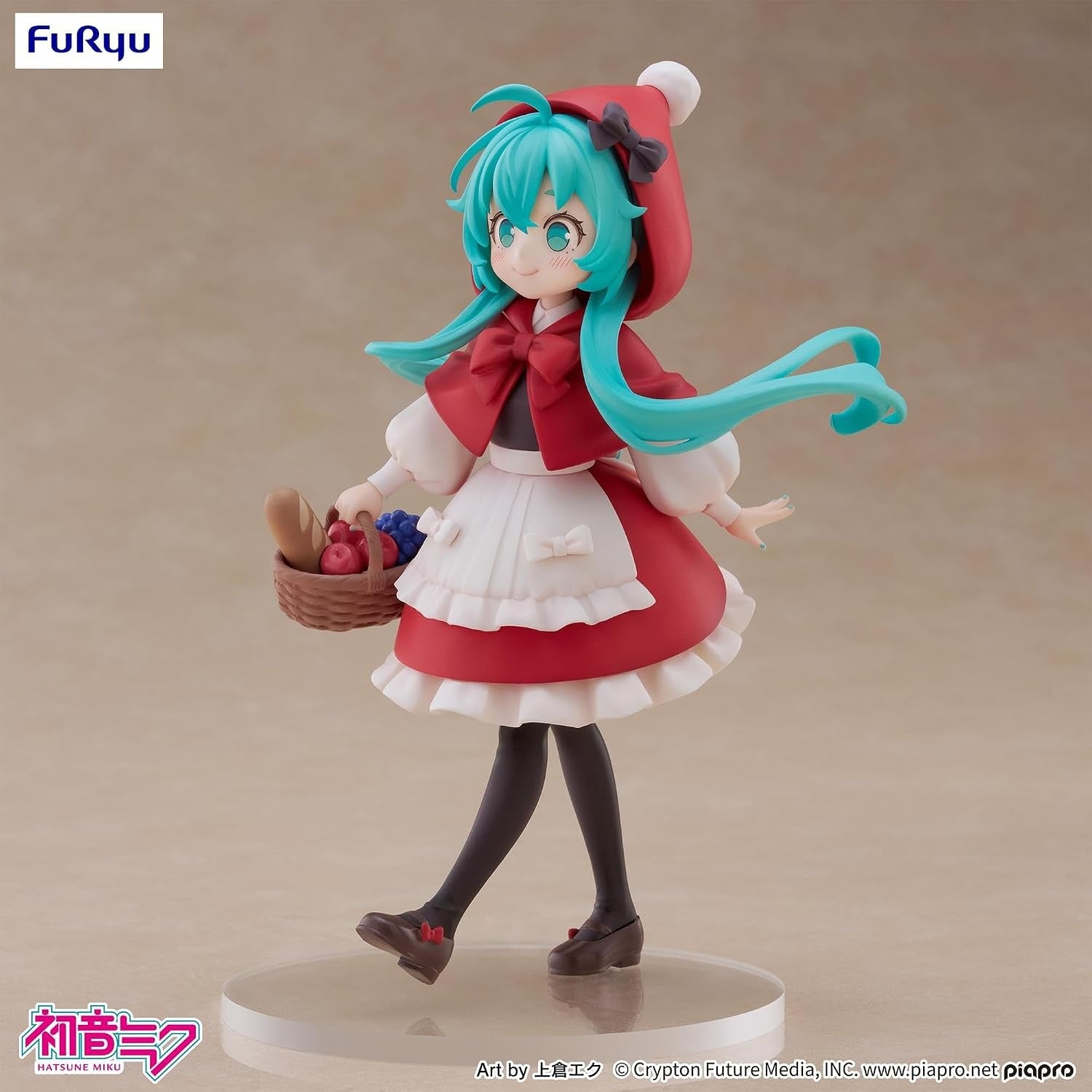 FuRyu - Piapro Characters - Hatsune Miku Little Red Riding Hood Ver. - Desktop Fairy Figure