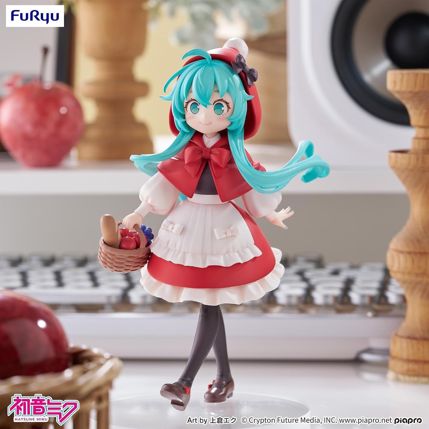 FuRyu - Piapro Characters - Hatsune Miku Little Red Riding Hood Ver. - Desktop Fairy Figure