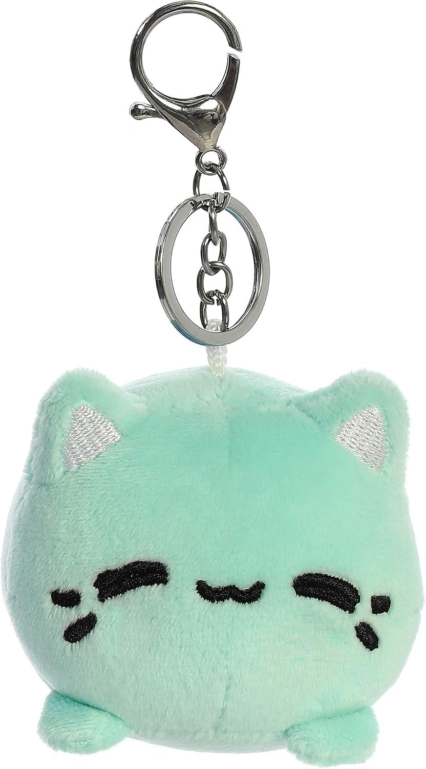 Tasty Peach Aurora 3.5" Mint Meowchi Clip-On Plush