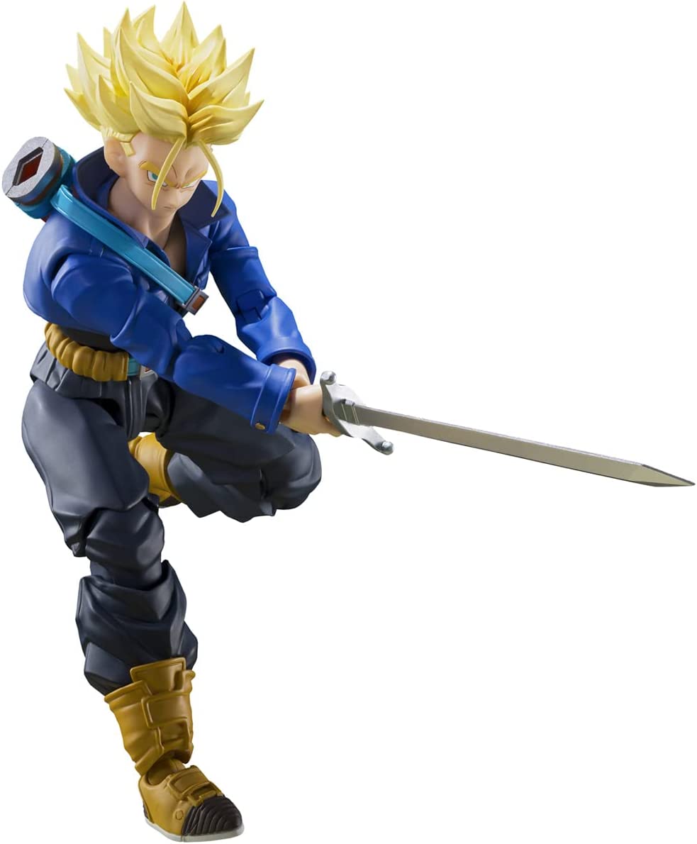 TAMASHII NATIONS - Dragon Ball Z - Super Saiyan Trunks - The Boy from The Future - Bandai Spirits S.H.Figuarts Action Figure