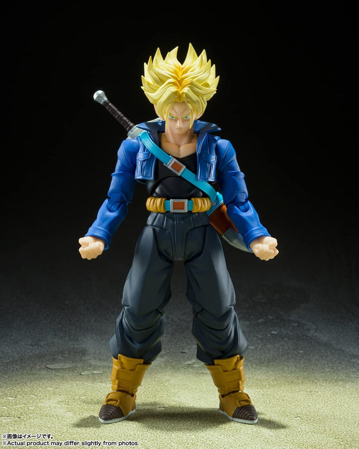 TAMASHII NATIONS - Dragon Ball Z - Super Saiyan Trunks - The Boy from The Future - Bandai Spirits S.H.Figuarts Action Figure