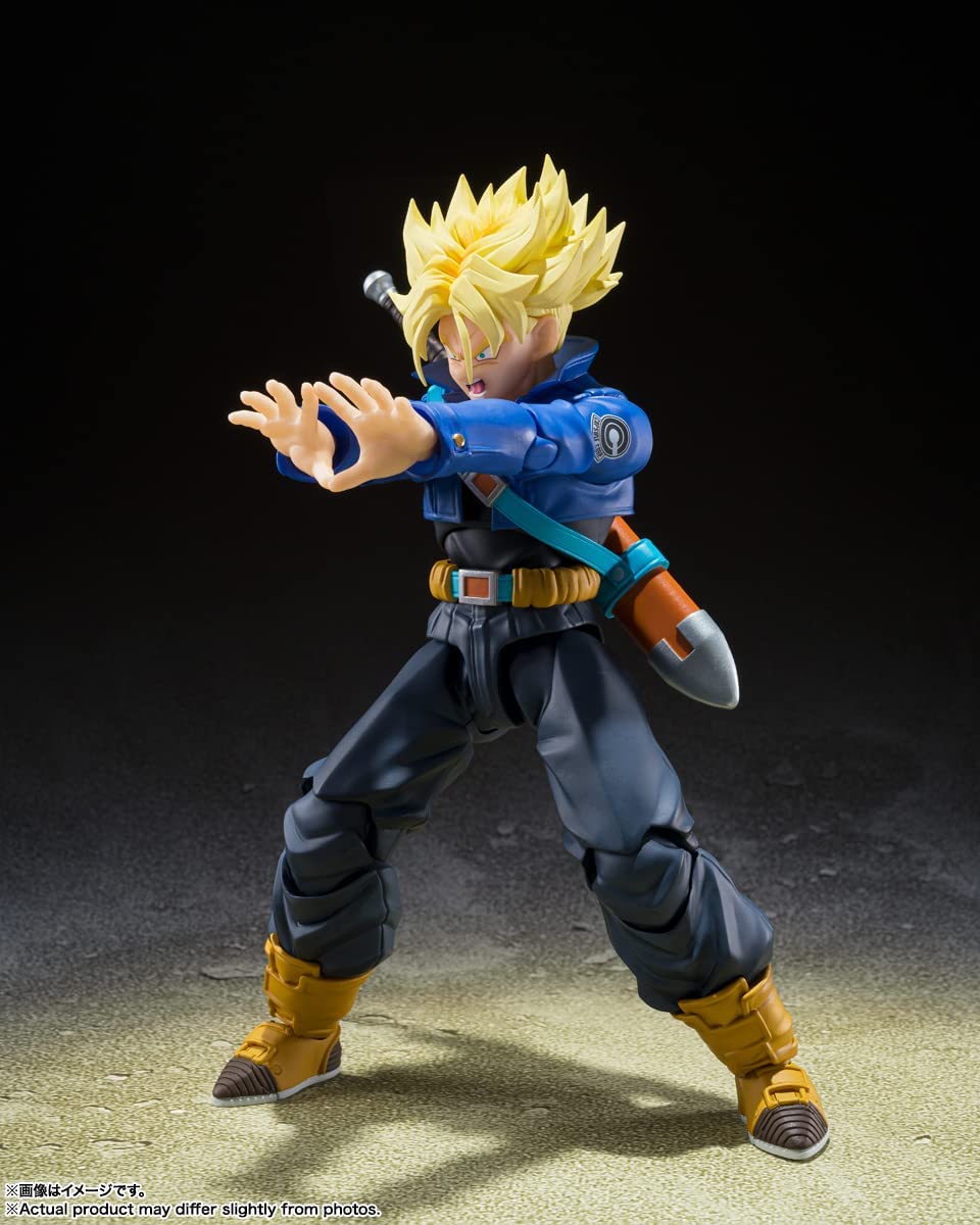 TAMASHII NATIONS - Dragon Ball Z - Super Saiyan Trunks - The Boy from The Future - Bandai Spirits S.H.Figuarts Action Figure